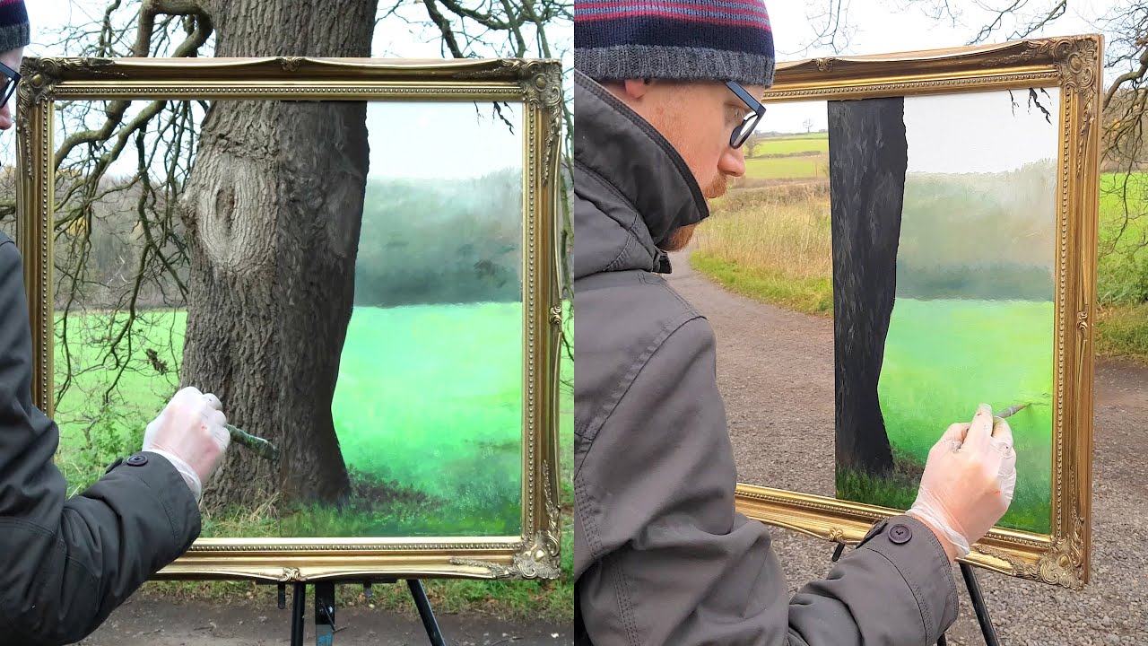 How to Draw - Easy Picture Frame Illusion Art