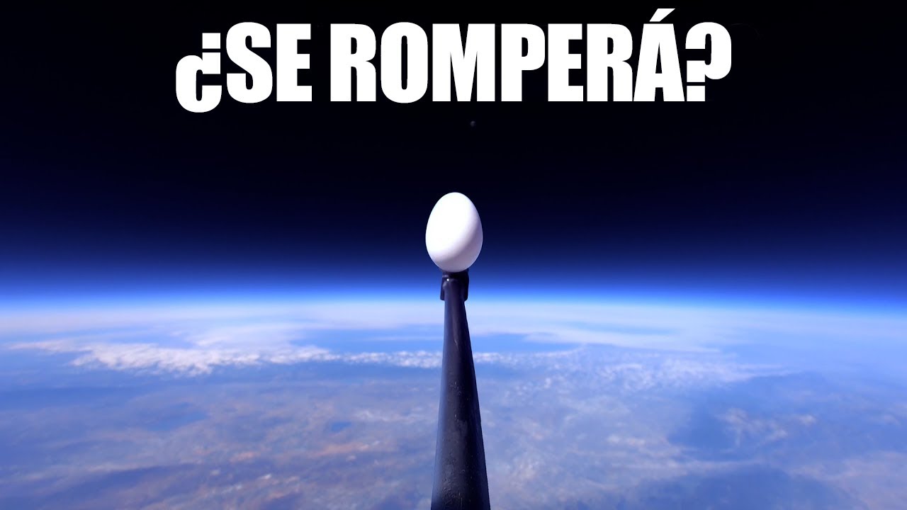 Lanzando un huevo desde el espacio