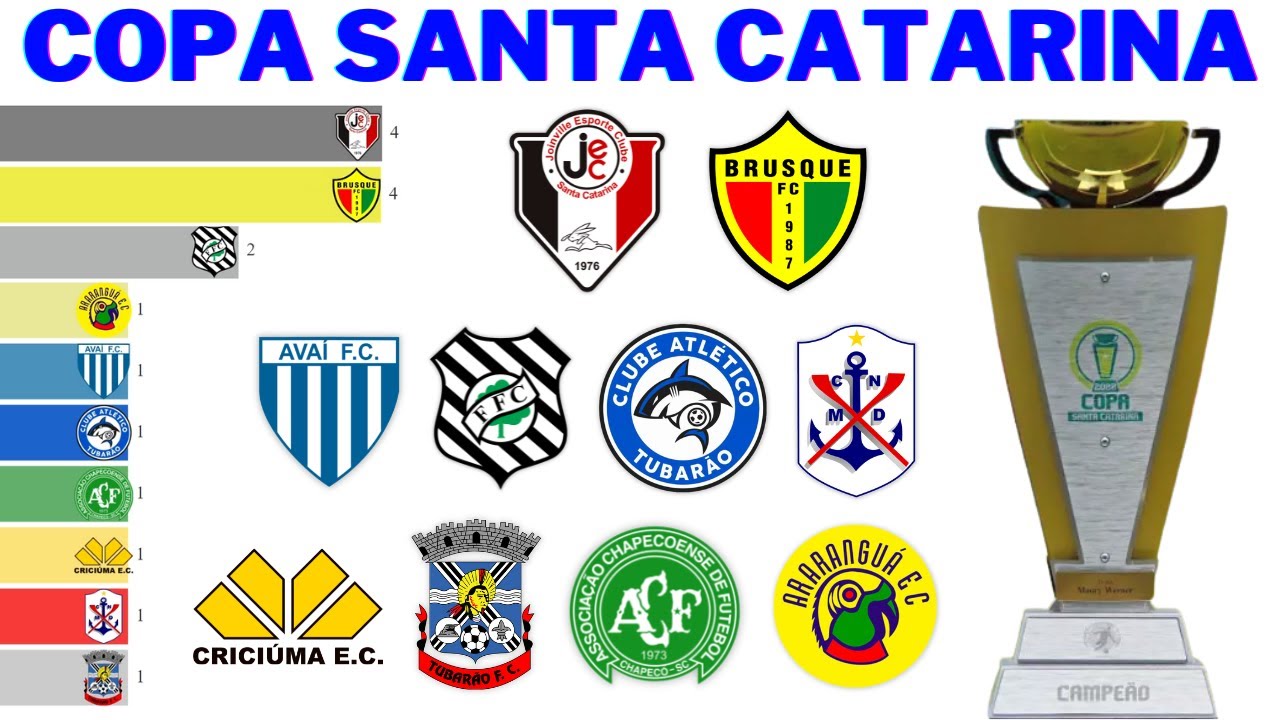 Campeões da Copa Santa Catarina (1990 - 2022)