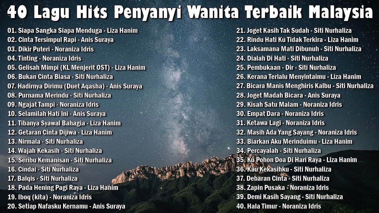 Koleksi Slow Rock Wanita 90an Popular | Lagu Slow Rock 90 | Lagu Jiwang Penyanyi Wanita 90an Hits v7