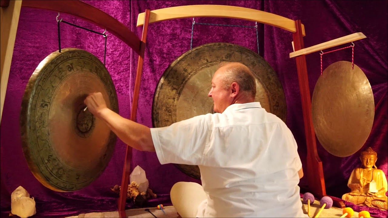 A gong sound dream trip with three Nepali gongs.