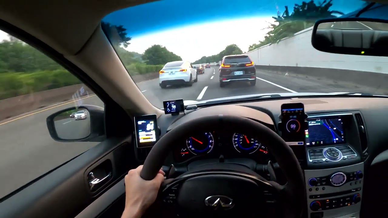 POV drive G37S vs Mercedes-Benz GLA 45 AMG 4MATIC  X156 スカイライン クーペ 370GT CKV36 メルセデス・ベンツ