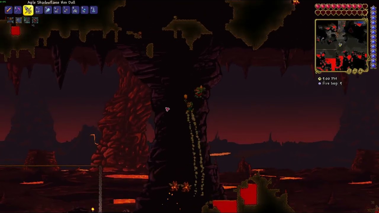 Terraria Let's Play - Classic Mode - 011 - Finding Titanium and getting souls.