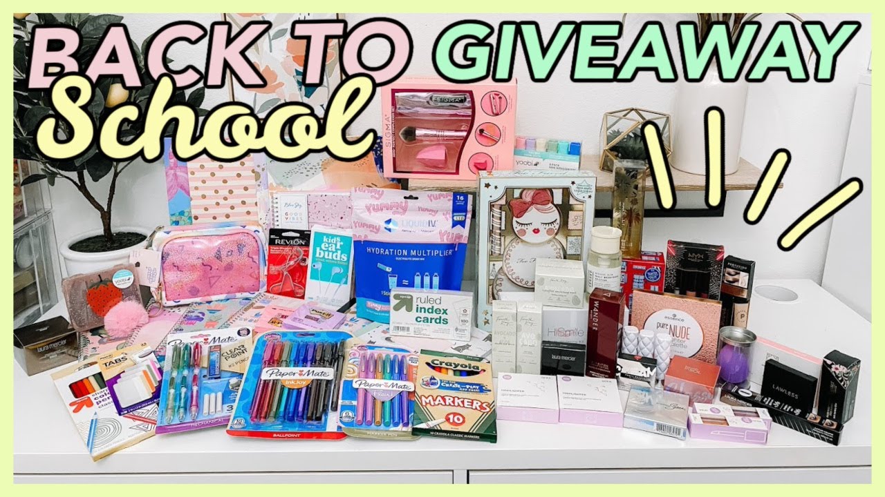 HUGE BACK TO SCHOOL GIVEAWAY 2020!