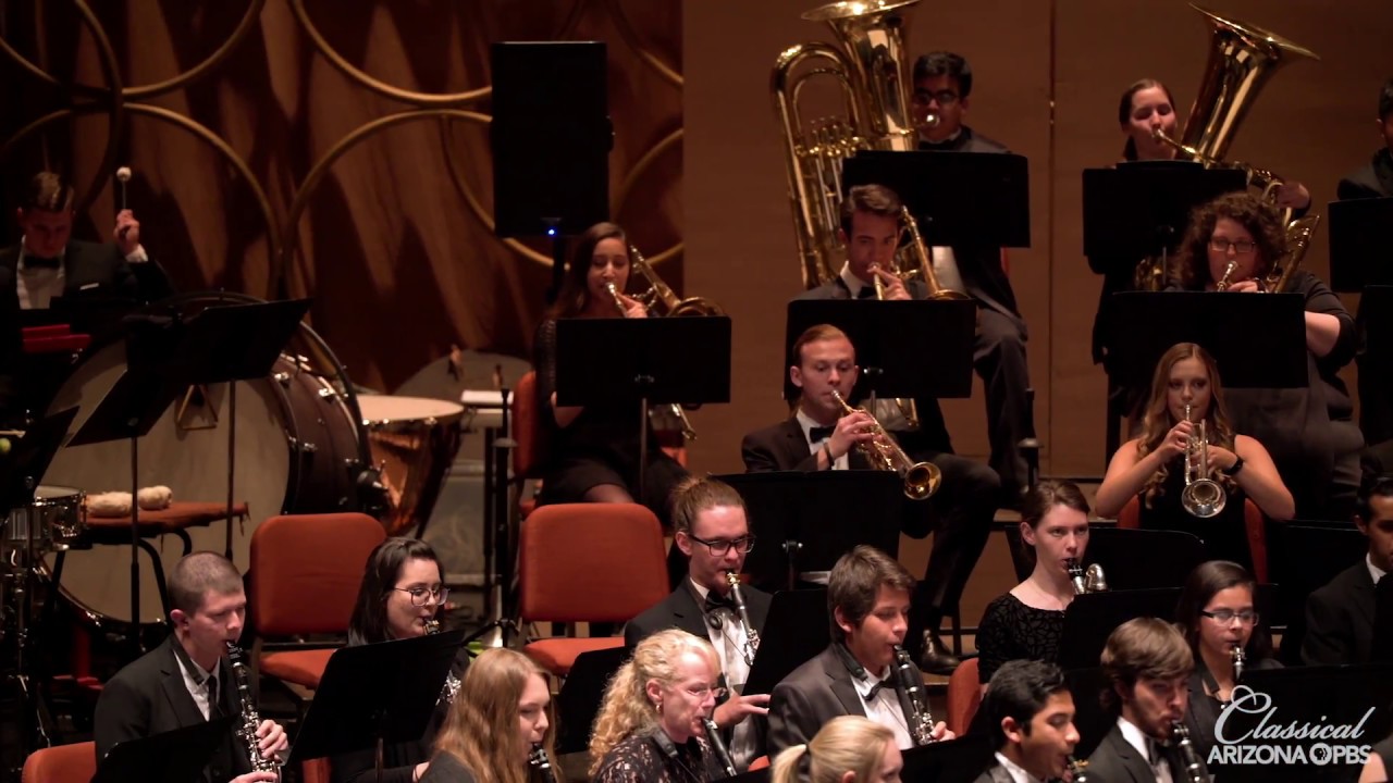 ASU Wind Ensemble perform Nishimura: Chasing Sunlight