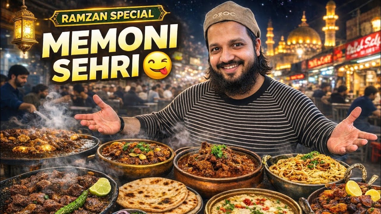 Ramzan Sehri at Hussainabad Food Street Karachi | Memoni Special Feast