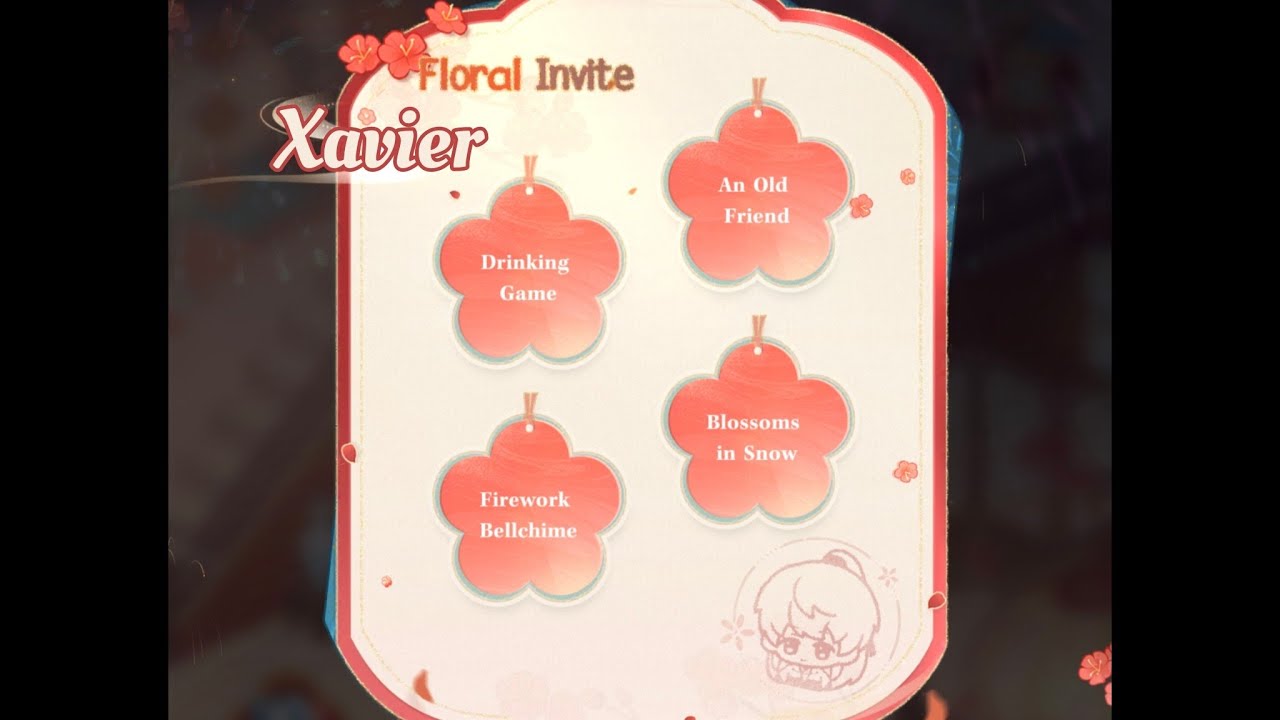 Xavier Floral Invite