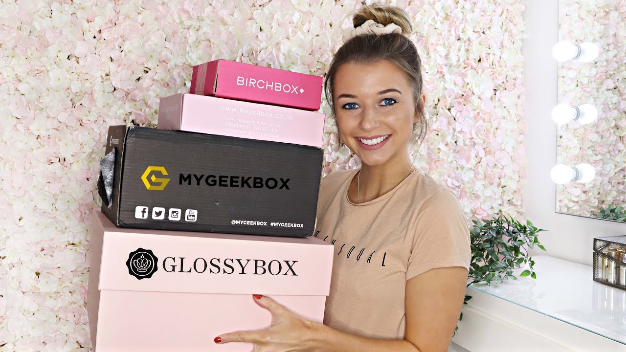 Распаковка бьюти-боксов за май/июнь 2019 года (реклама) / Glossybox, Birchbox, Roccabox, Geekbox