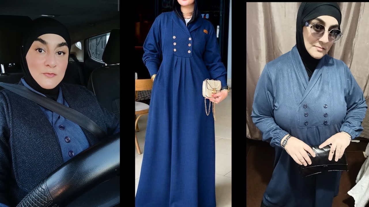 فصالة PATRONفستان محجبات كروزيه اخر موضة2026 بدون باطرون مقاس 38 حتى 40