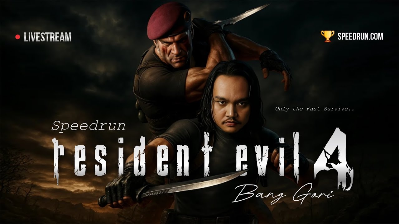 Support Junet Ditman Cup Besok Jam 10 Pagi. Speedrun Resident Evil 4 Professional Speedrun Indonesia