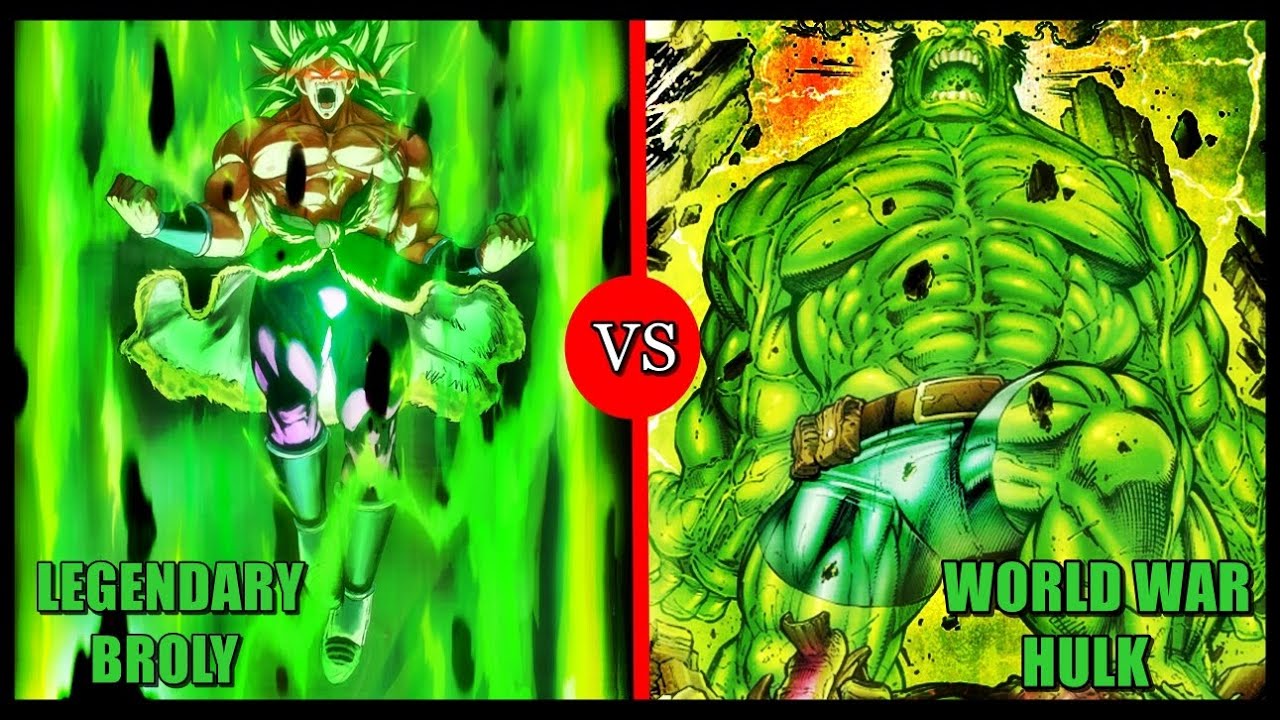 World War Hulk Vs Legendary Broly -Who Is Powerful? |Explained In Hindi|