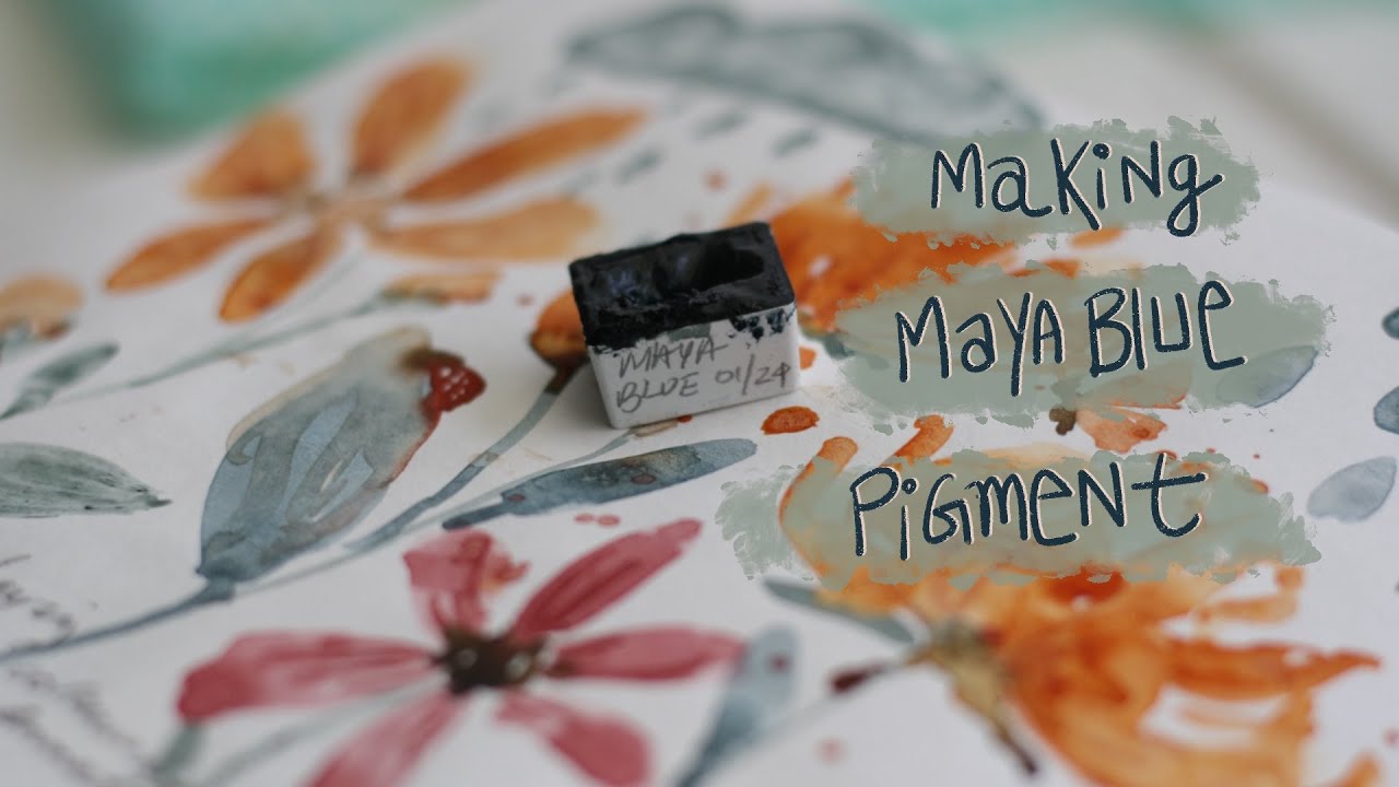 Making The Maya Blue Pigment
