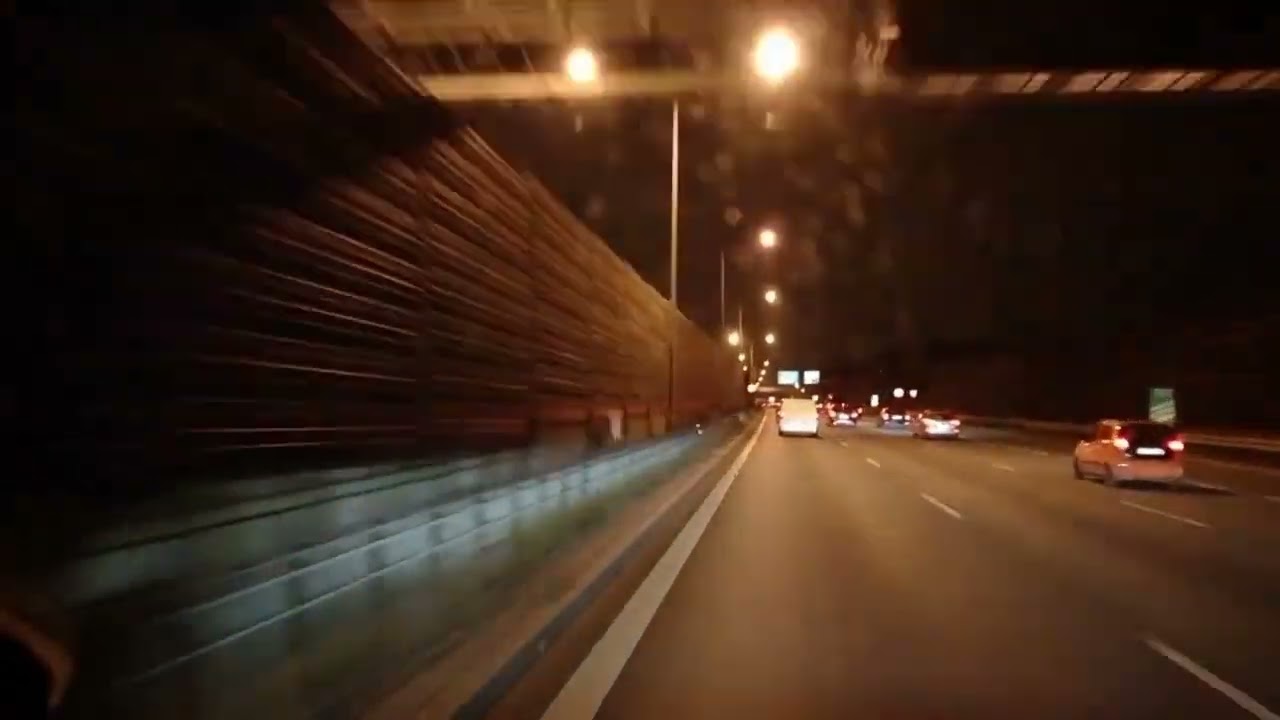 2411 [x4 speed] Night. Grodzisk - Stare Włochy. Warsaw Warszawa