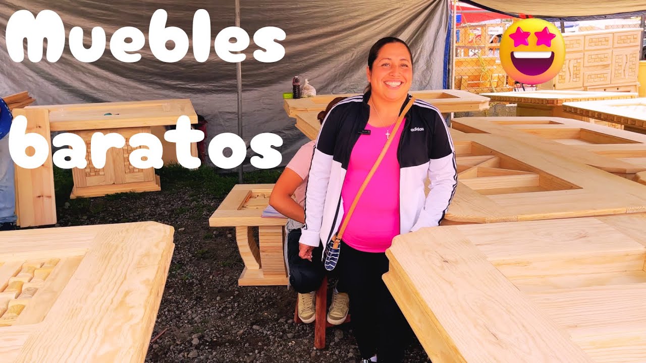 Muebles en Crudo al Mejor Precio! Tianguis de San Mateo Atenco