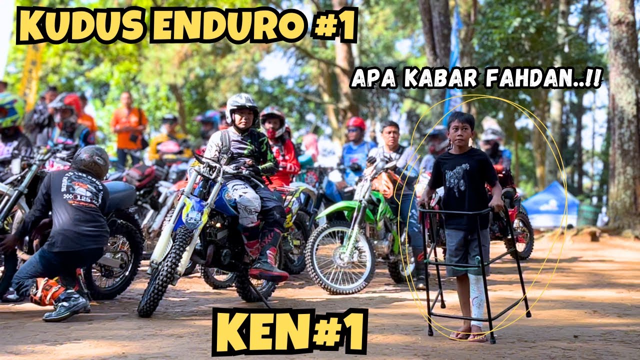 LAGI SANTUI TAU TAU FINISH.. KEN#1 KUDUS ENDURO 1 PRIVAT CLASS,
