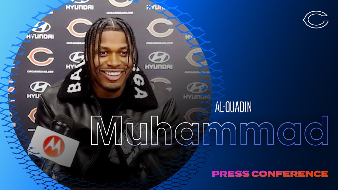 Al-Quadin Muhammad introductory press conference | Chicago Bears