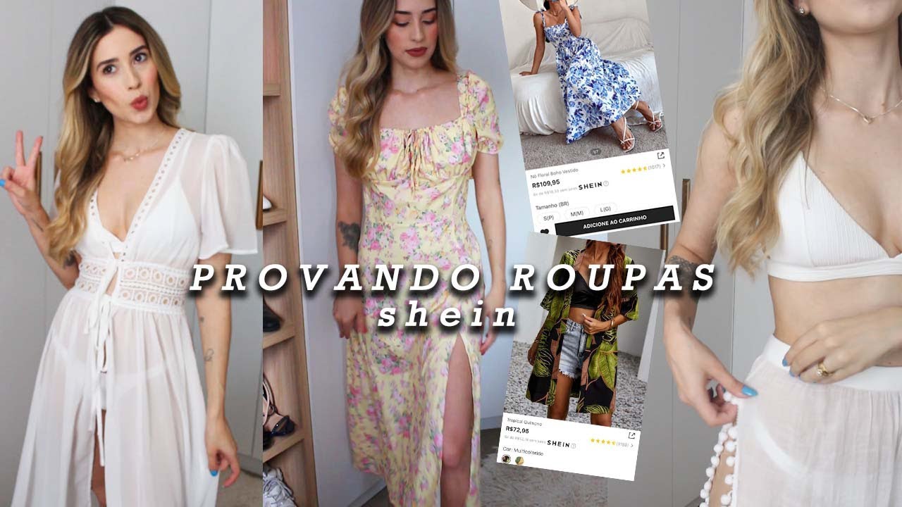 PROVADOR SHEIN | vestidos, biquinis e saídas de praia | 