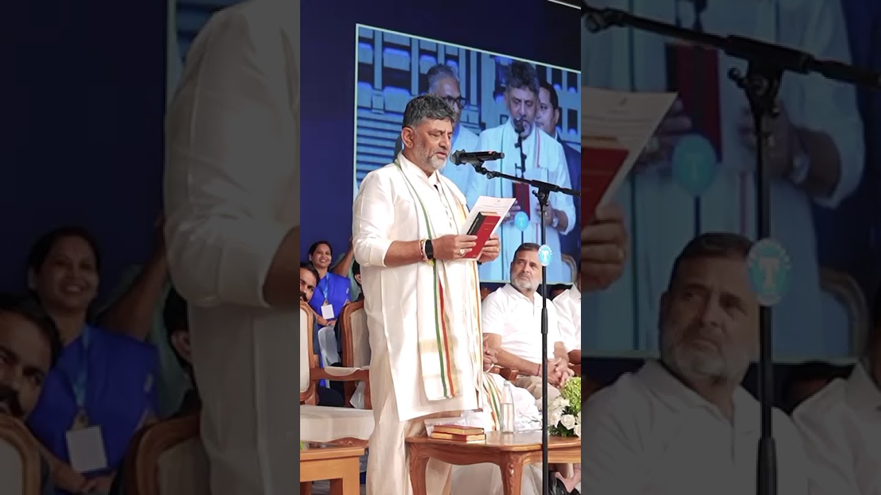 All religions are equal for DK Shivakumar #dkshivakumar #whatsappstatus #shortsfeed #bhakti #viral