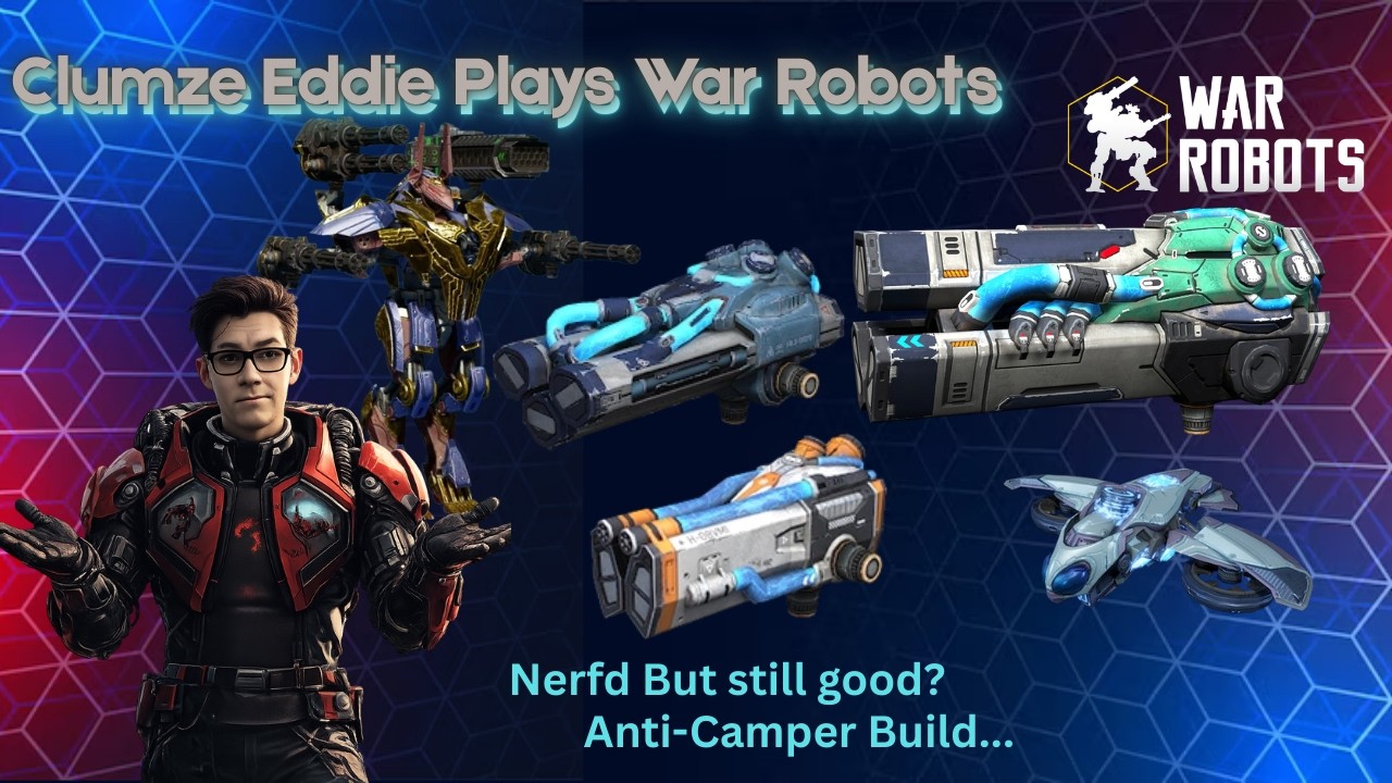 Eddie's return to War Robots | Nerfed but good | Anti-Camper build + Ammit & Rex Game Play