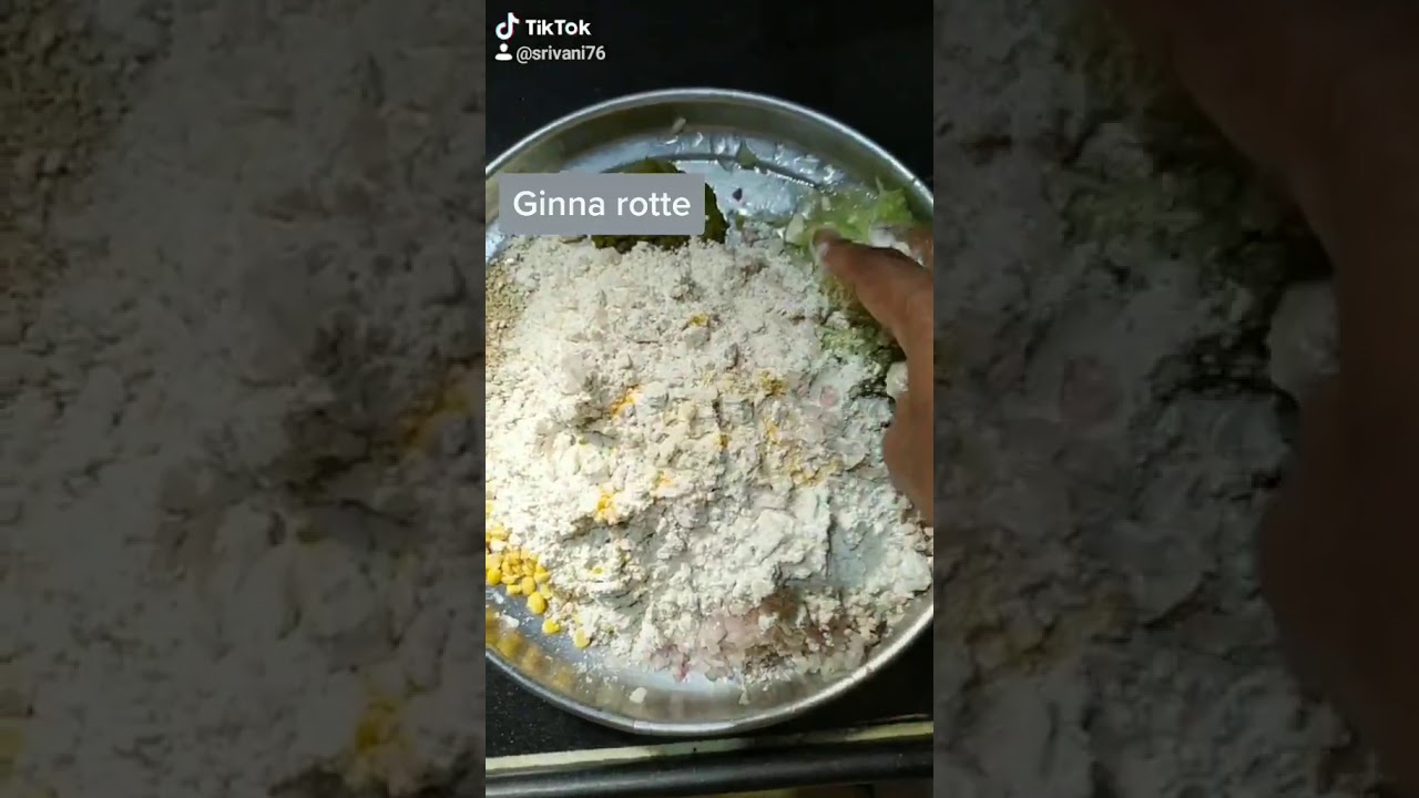 Jonna Pindi ginna rotte (jowar recipe)