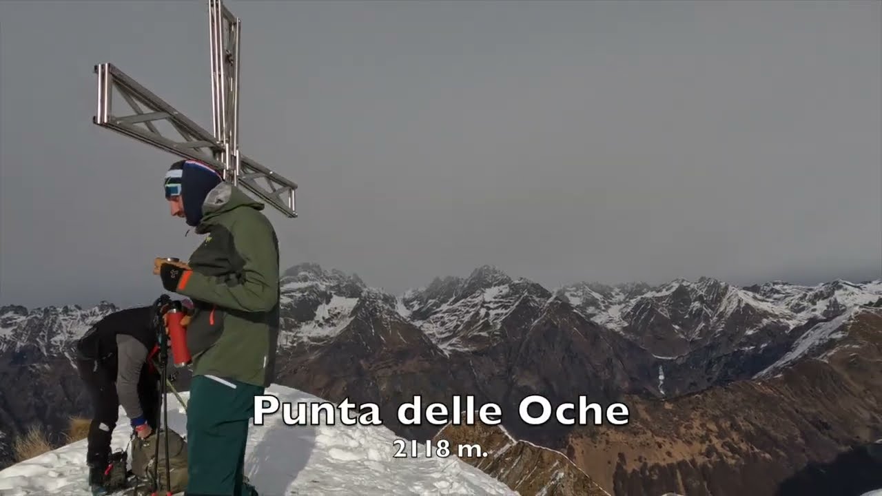 Monte Barbarossa (2148 m) e Punta delle Oche (2120 m) da Teveno -  8 gennaio 2026