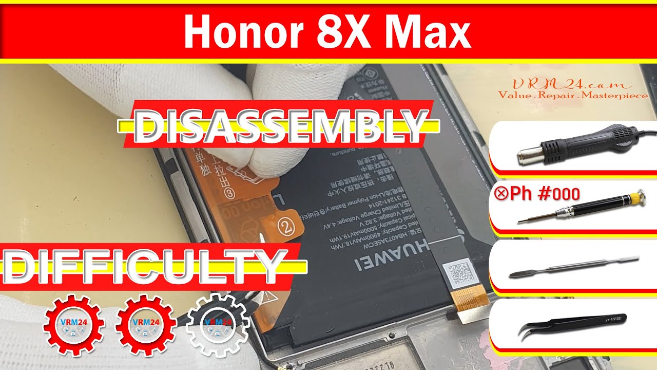 Honor 8X Max ARE-L22HN Disassembly in detail Take apart