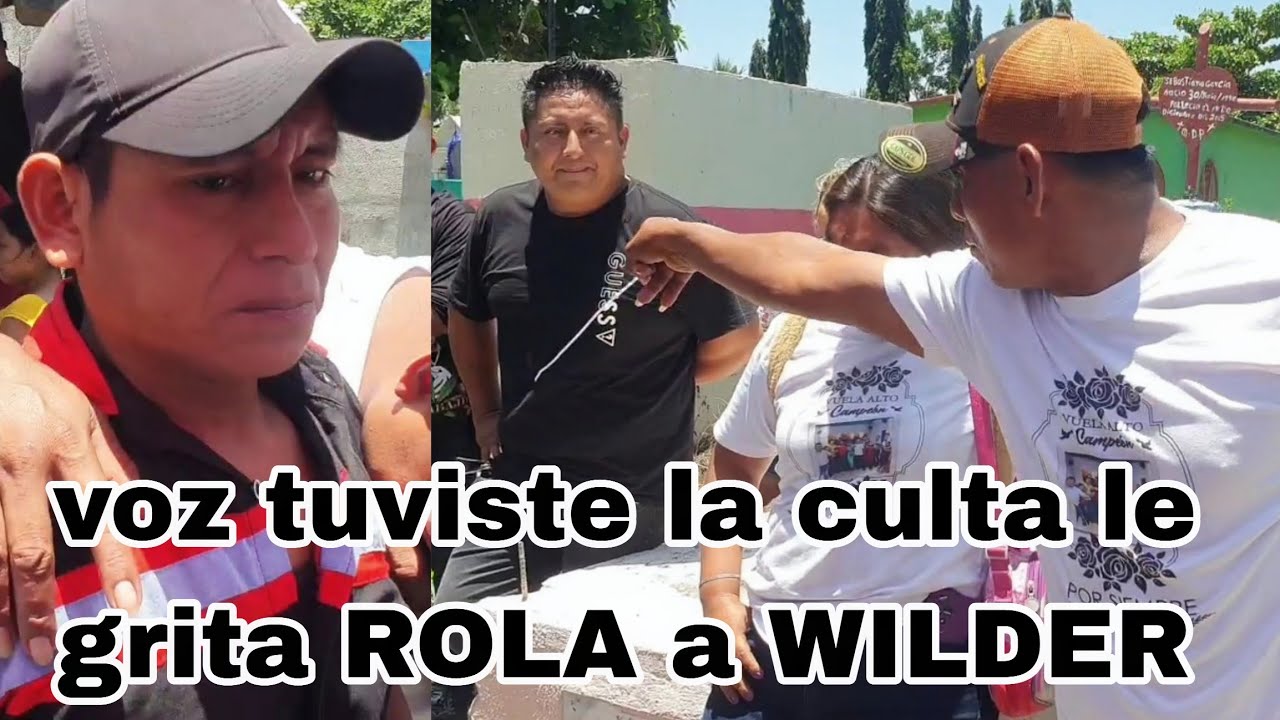 URGENTE🚨rola le GRITA en la CARA  a WILDER en pleno  entierro de LOBITO 