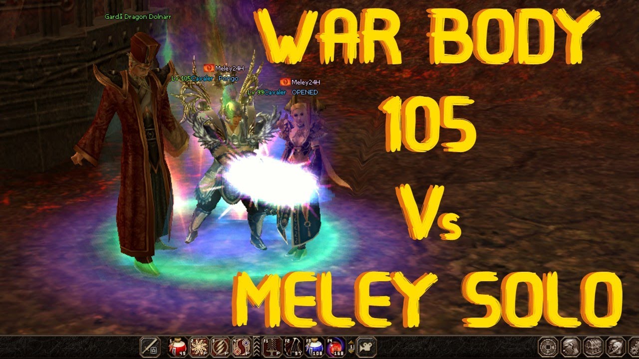 War Body LvL 105 Vs SOLO Meley !!! 😱 Yang/Run