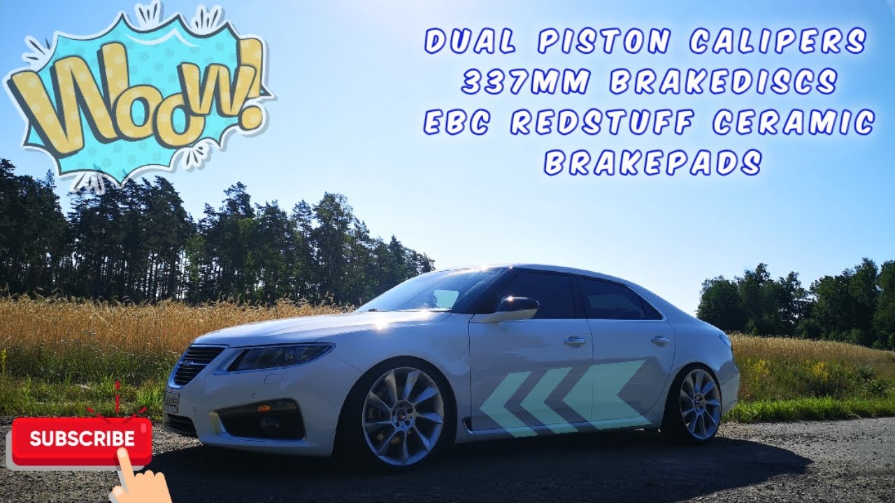 Saab 9-5 NG Turbo6 Brake Upgrade DIY!