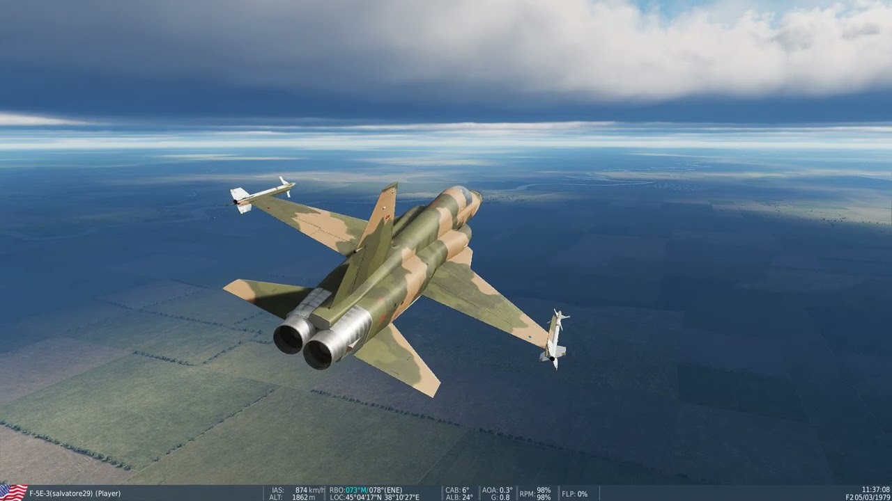 DCS / F 5E Tiger  III / mission Recon CAP