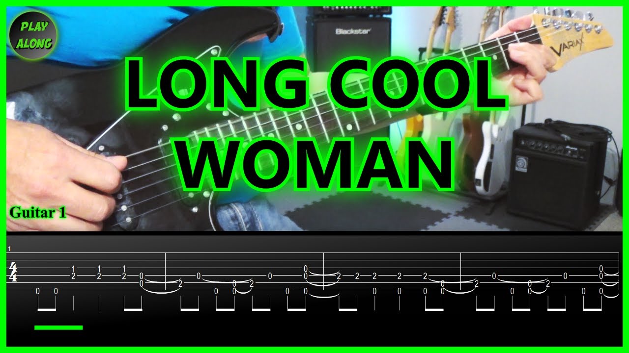 ✅ The Hollies - LONG COOL WOMAN (In a Black Dress) ✅ Electric Guitar Cover | Guitar Tutorial.