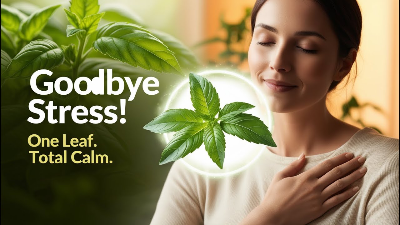 Goodbye Stress with This One Ancient Leaf (Natural Calming Hack!)