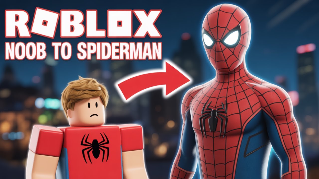 I Played Roblox as SPIDERMAN... But I'm a NOOB!