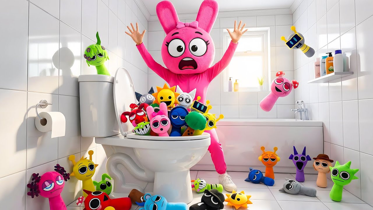 This Went Wrong… Pinki Discovers Sprunki In The Toilet