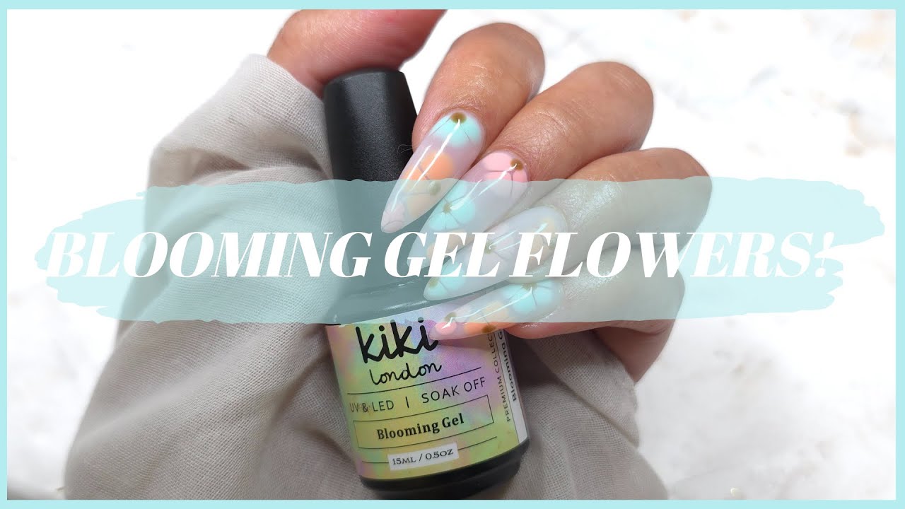BLOOMING GEL FLOWER NAIL TUTORIAL | WATCH ME DO MY NAILS USING KIKI LONDON GEL POLISH!