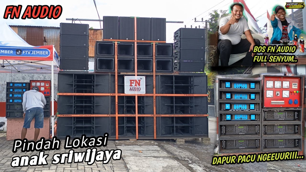 FN AUDIO Anak Sriwijaya Pindah Lokasi || Bas Rendah Mirip Mbae Jember😱