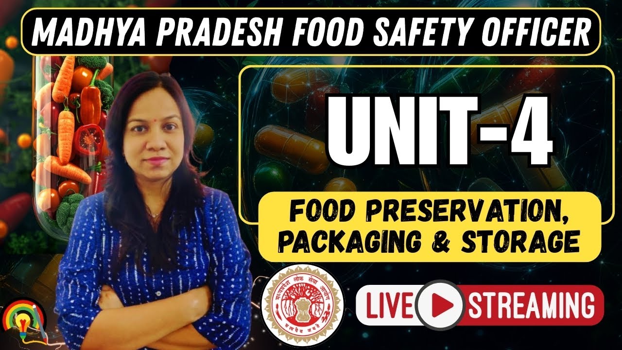 MPPSC FSO UNIT-IV CLASS-01 II MPPSC FSO 2025 🔥 EXAM PREPARATION, MADHYA PRADESH FSO EXAM