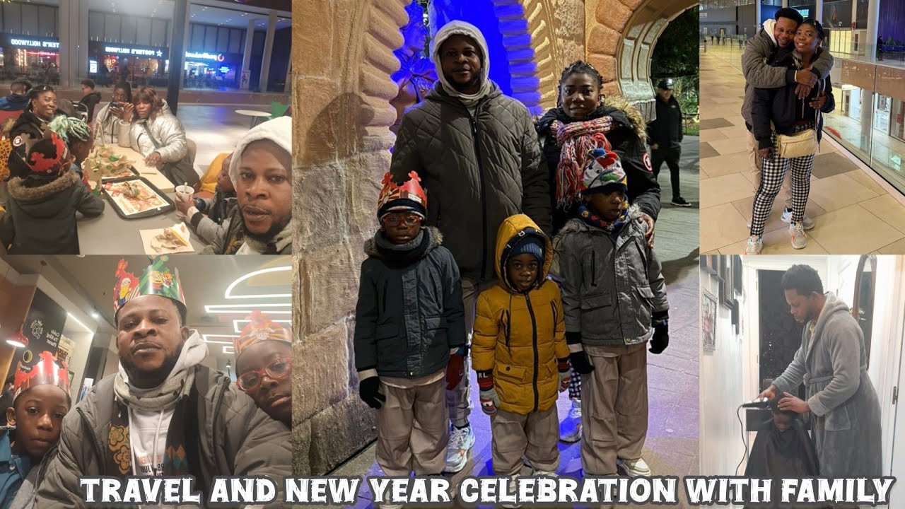 We spent the new year with grandma + travel with us 