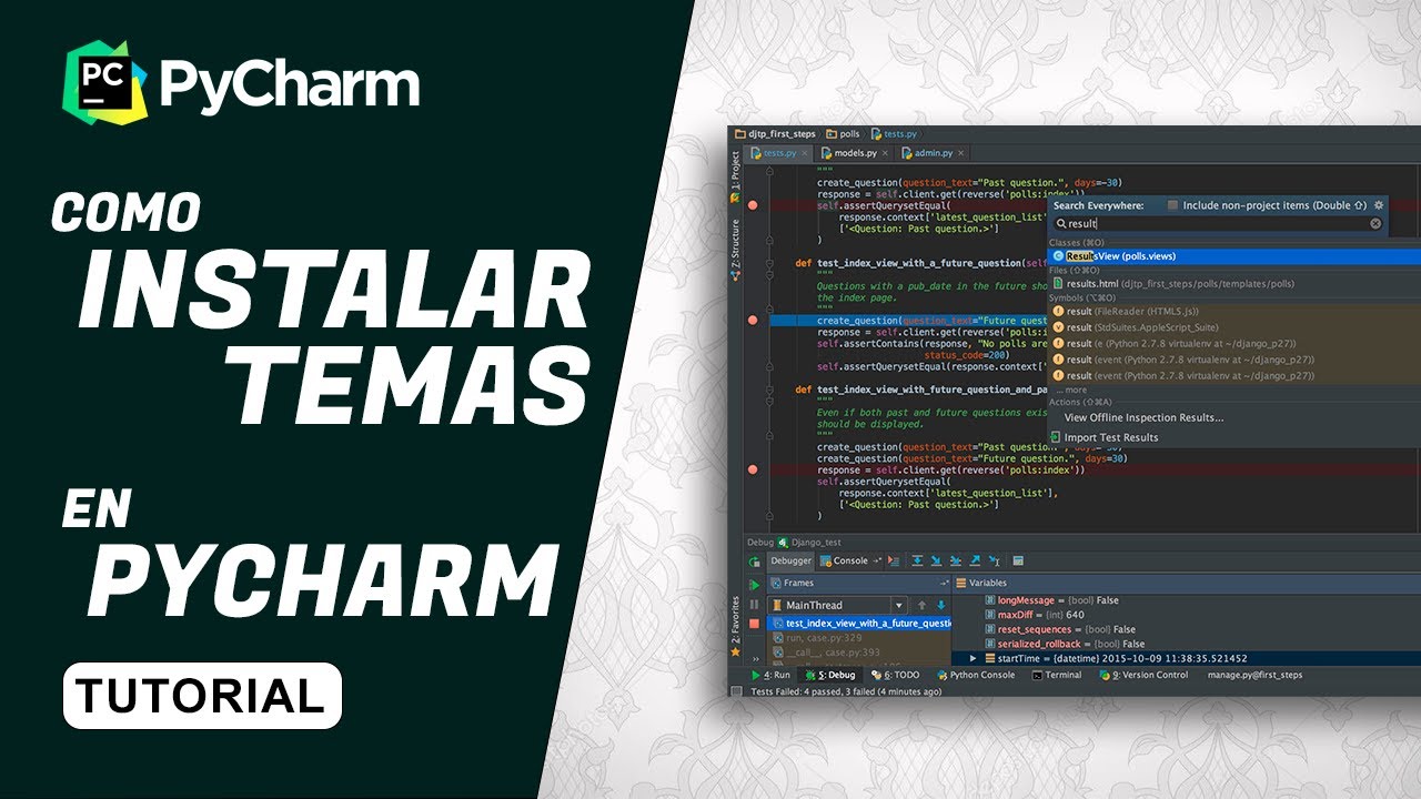 PYCHARM CURSO 🔥 4 MEJORAR EL ASPECTO DE TU PYCHARM