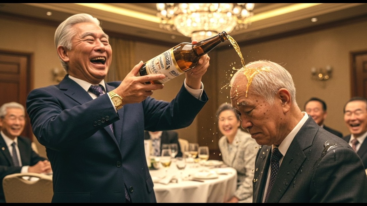 同窓会でビールをかけた元いじめっ子社長…10秒後に青ざめた理由とは