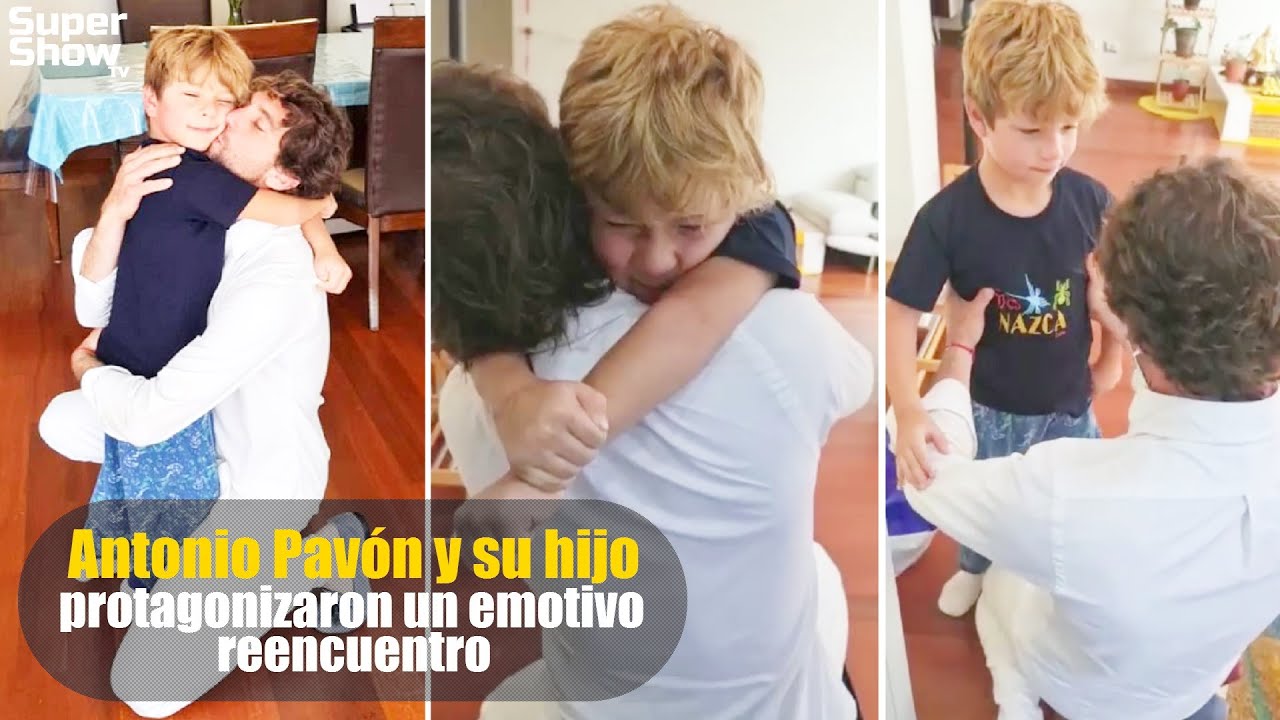 Antonio Pavón y su hijo Antoñito protagonizaron un emotivo reencuentro