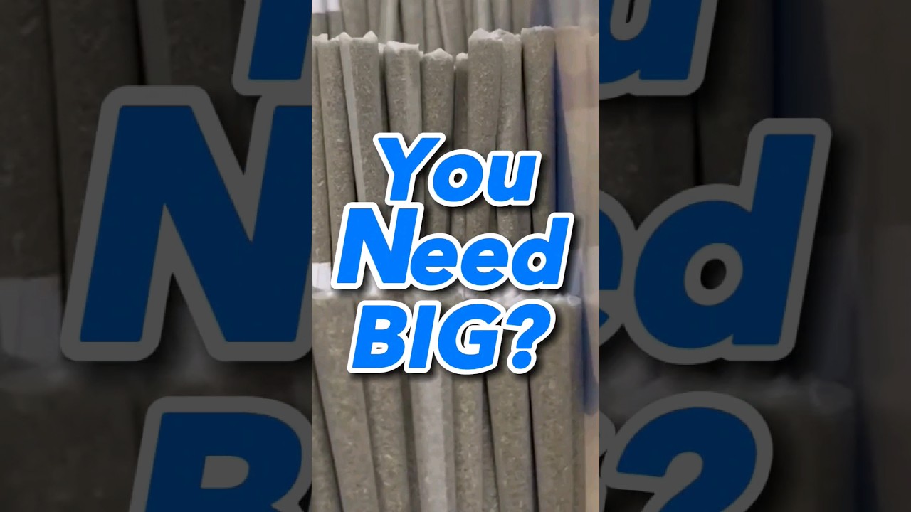 King Size Joints! #flexpak #prerollmachine #prerolls #joints