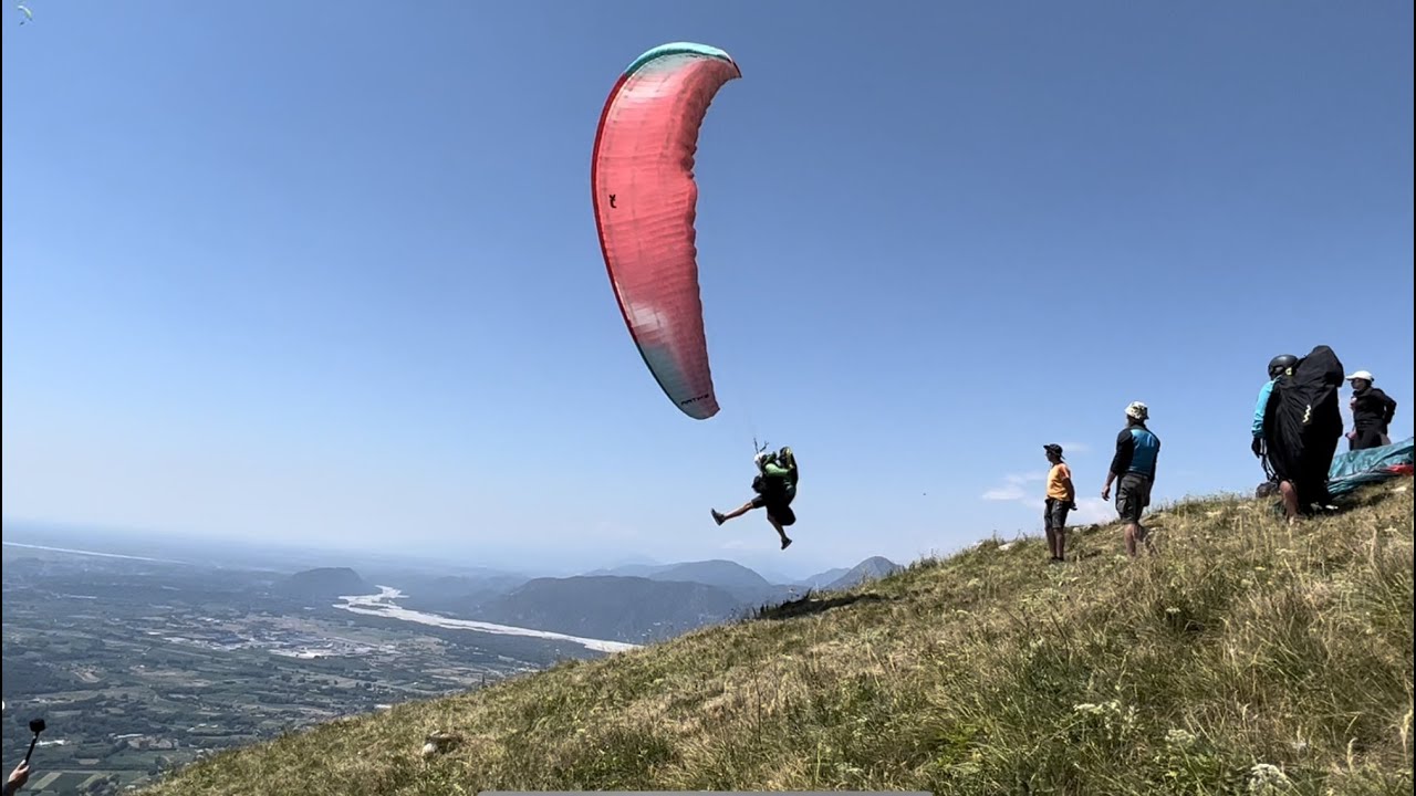 Paragliding Strong Wind Take-Offs | 2nd British Sports Trophy | Gemona
