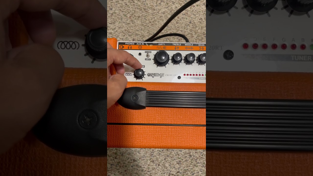 ORANGE Crush 20T guitar Amplifier built in Reverb effect!