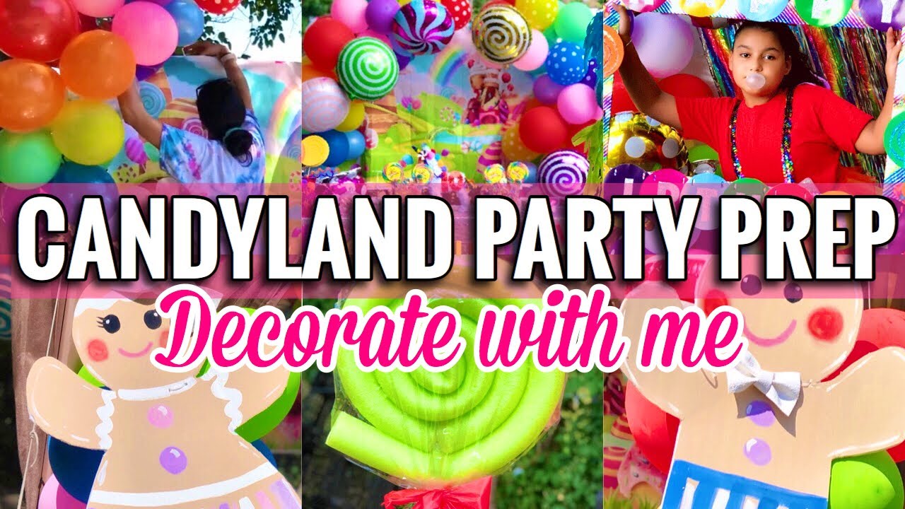 CANDYLAND BIRTHDAY PARTY DECOR IDEAS +VLOG! |GENESIS 10TH BIRTHDAY | @GENELIZQ