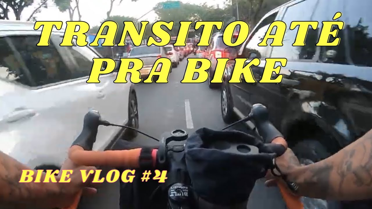 Trânsito até para bicicletas na cidade de São Paulo #bikevlog