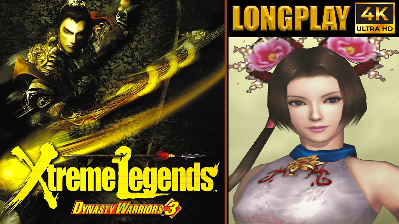 Dynasty Warriors 3 Xtreme Legends Longplay | Diao Chan - Full Walkthrough | No Commentary PS2 4K