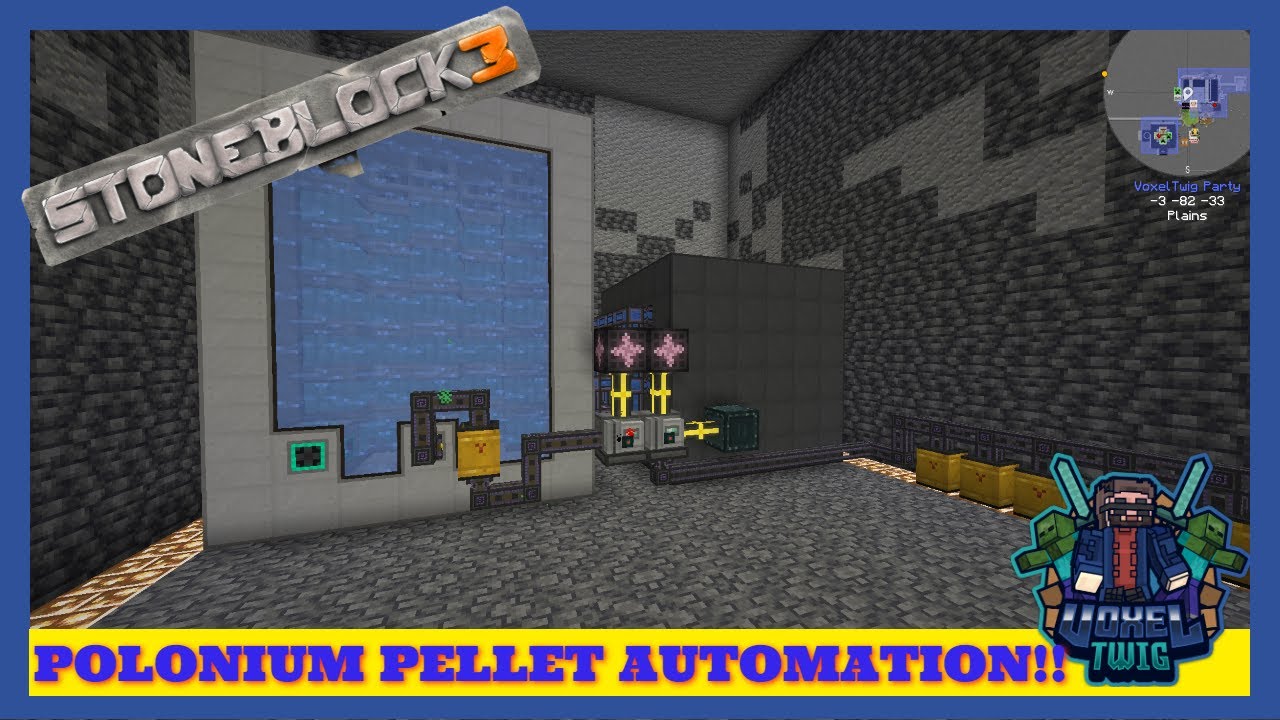FTB StoneBlock 3 | Ep 29 | Fission Reactor and Polonium Pellet Singularity Automation!