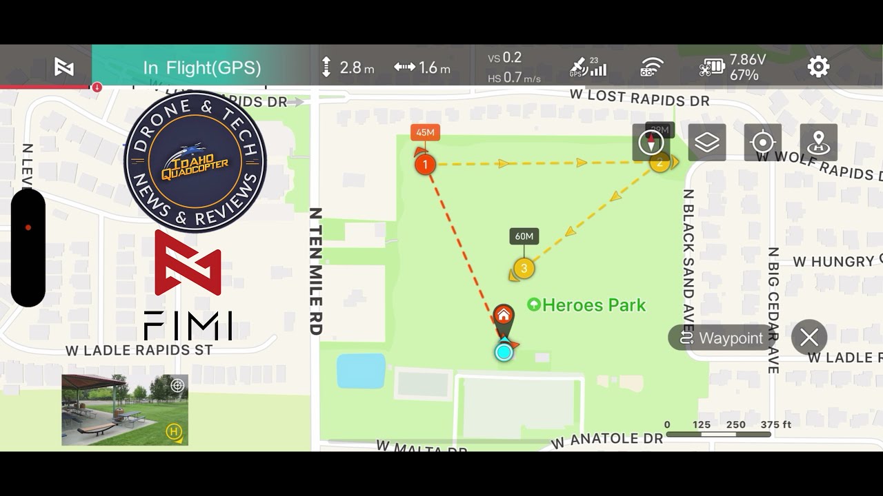 Fimi Mini v3 - Let's Try Waypoints