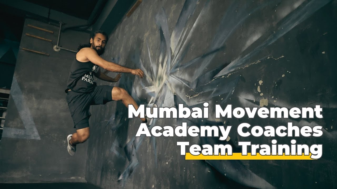 Mumbai Movement Academy Parkour coaches training together #parkourtraining